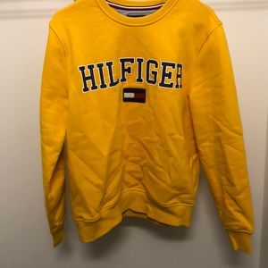 Yellow Tommy Hilfiger crew neck